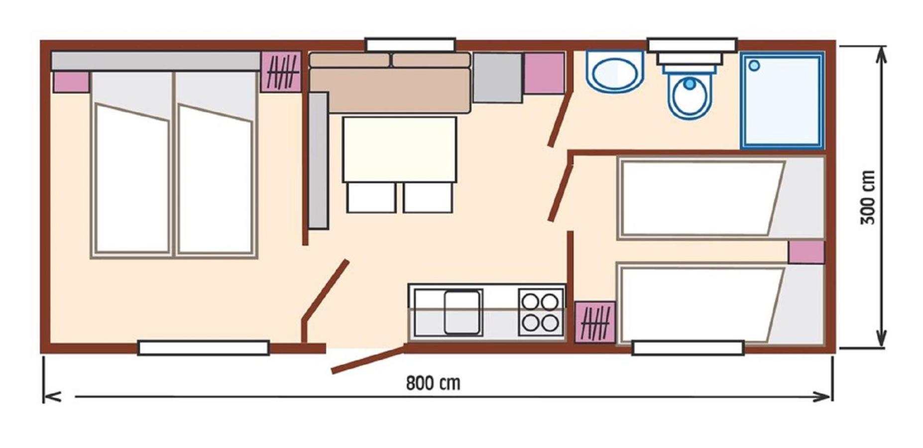 Victoria Mobilehome By Ville Degli Ulivi Marina di Campo Eksteriør billede